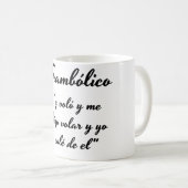 Taza trambolico frase koffiemok (Voorkant rechts)