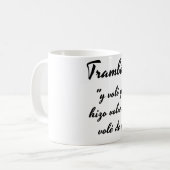 Taza trambolico frase koffiemok (Voorkant links)
