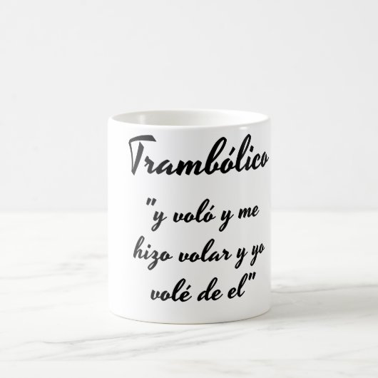 Taza trambolico frase koffiemok (Center)