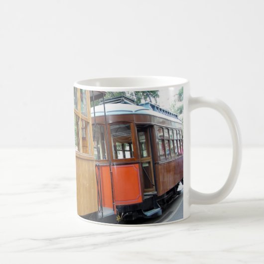 Taza tren de Soller, Mallorca Koffiemok (Rechts)