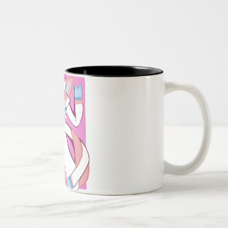 Taza Tweekleurige Koffiemok