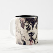 Taza Tweekleurige Koffiemok (Voorkant links)