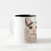 Taza Tweekleurige Koffiemok (Voorkant links)