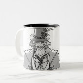 Taza Tweekleurige Koffiemok (Voorkant links)