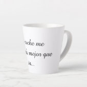 taza vilianes de humor latte mok (Rechterhoek)