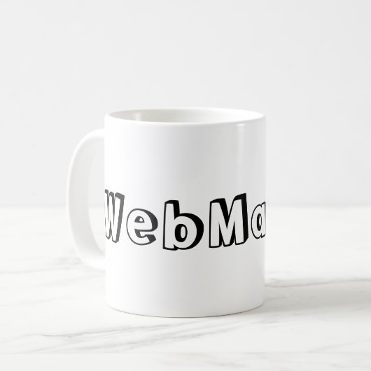 Taza WebMaster Koffiemok (Voorkant links)