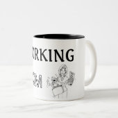 Taza Working Mom Tweekleurige Koffiemok (Voorkant rechts)