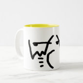 Taza Yukoro Tweekleurige Koffiemok (Voorkant links)