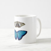 Tazas de dos Mariposas Hermosas Koffiemok (Voorkant rechts)
