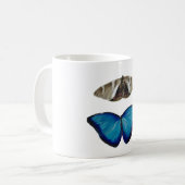 Tazas de dos Mariposas Hermosas Koffiemok (Voorkant links)