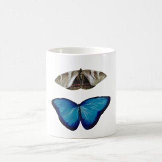 Tazas de dos Mariposas Hermosas Koffiemok