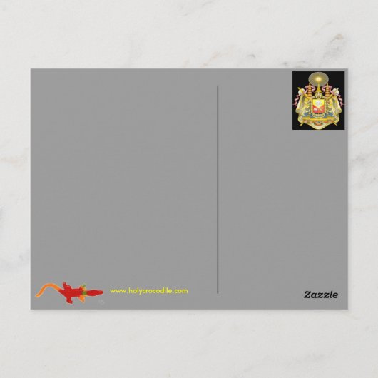 tazmaniaanse tijger briefkaart (Achterkant)