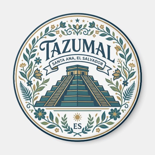 Tazumal El Salvador Magneet (Voorkant)