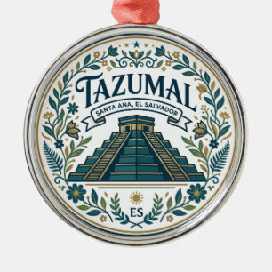 Tazumal El Salvador Metalen Ornament