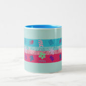 Tazza colorata tweekleurige koffiemok (Center)