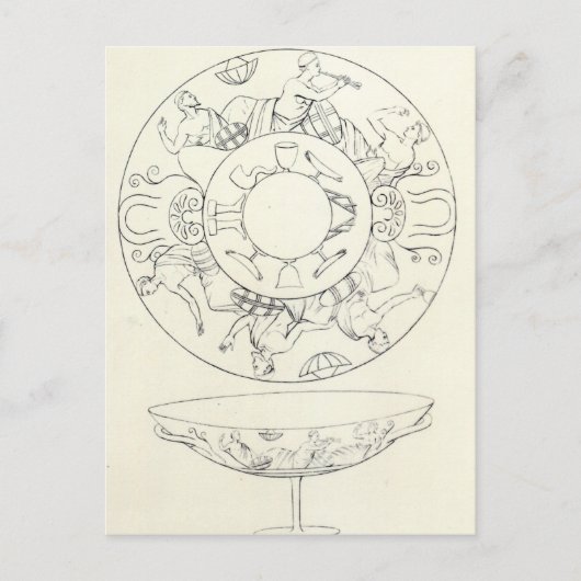 Tazza gevonden op Tarquinia Briefkaart (Voorkant)