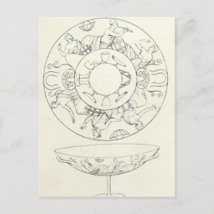 Tazza gevonden op Tarquinia Briefkaart