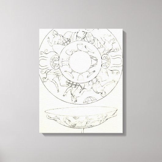 Tazza gevonden op Tarquinia Canvas Afdruk (Voorkant)