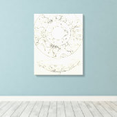 Tazza gevonden op Tarquinia Canvas Afdruk (Insitu (Houten vloer))