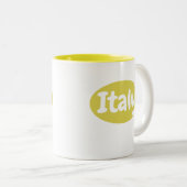 Tazza Gialla Italia | Mok Italië (Voorkant rechts)