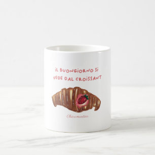 Tazza il buongiorno si vede dal croissant koffiemok