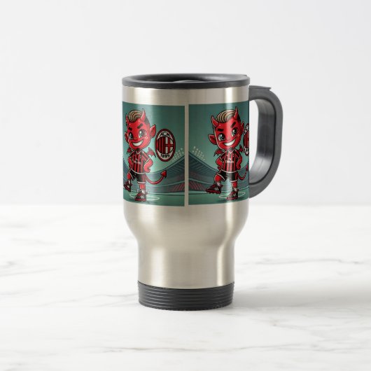 Tazza Milan calcio Reisbeker (Voorkant rechts)