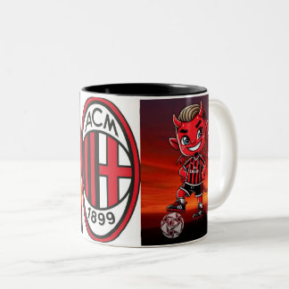 Tazza Milan calcio Tweekleurige Koffiemok