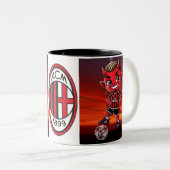 Tazza Milan calcio Tweekleurige Koffiemok (Voorkant rechts)