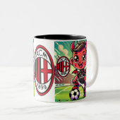 Tazza Milan calcio Tweekleurige Koffiemok (Voorkant rechts)