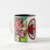 Tazza Milan calcio Tweekleurige Koffiemok (Voorkant links)