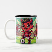 Tazza Milan calcio Tweekleurige Koffiemok (Links)
