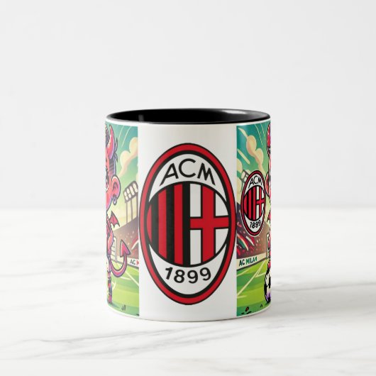 Tazza Milan calcio Tweekleurige Koffiemok (Center)