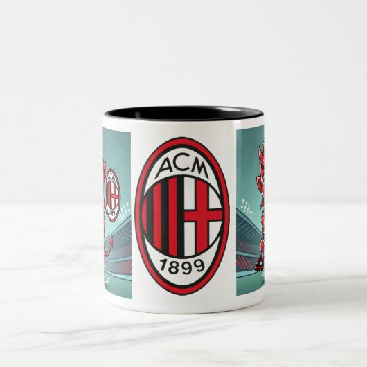 Tazza Milan calcio Tweekleurige Koffiemok (Center)