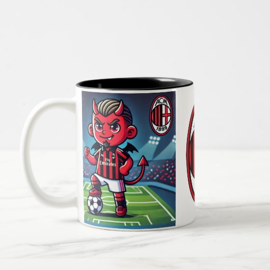 Tazza Milan calcio Tweekleurige Koffiemok (Links)