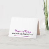 Tazzie Prayers-customize Kaart (Achterkant)