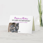 TazzieBday-customize Kaart (Achterkant)