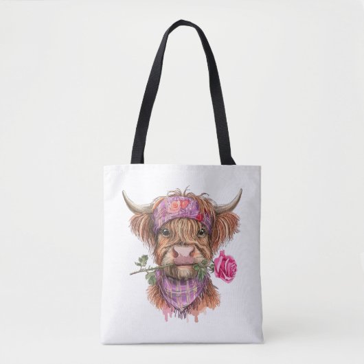 TB01 Valentine Cowboy Tote Bag (Voorkant)