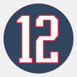 TB12 RONDE STICKER