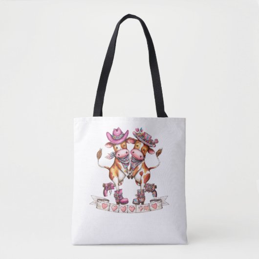 TB_04 Cowboy Valentijn Tote Bag (Voorkant)