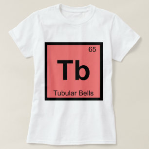 Tb - Buismuziek Chemie Periodiek Systeem T-shirt