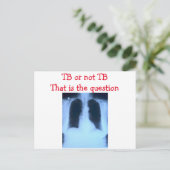 TB of niet-TB briefkaart (Staand voorkant)