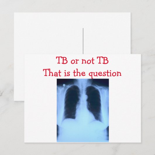 TB of niet-TB briefkaart (Voorkant / Achterkant)