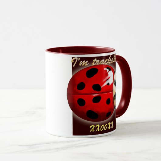 TB Trackable koffiemok Mok (Voorkant rechts)