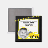 {TBA} 2"x2" Aankondigingsmagneet voor constructie Magneet (Voorkant / Achterkant)