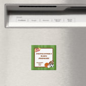 {TBA} 2 "x2" All Star Green Party Favoriet Magneet (Insitu (Vaatwasser))