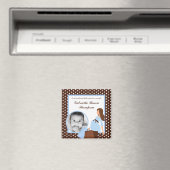 {TBA} 2 "x2" Blue Mod Mom Polk Aankondigingsmagnee Magneet (Insitu (Vaatwasser))