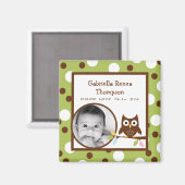 {TBA} 2 "x2" Forest Friend aankondiging magneet (Voorkant / Achterkant)