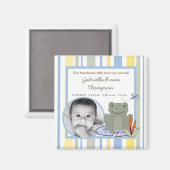 {TBA} 2 "x2" Leap Frog Turtle aankondiging magneet (Voorkant / Achterkant)