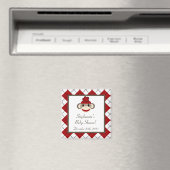 {TBA} 2 "x2" Red Sock Aap Party Favor Magnet (Insitu (Vaatwasser))