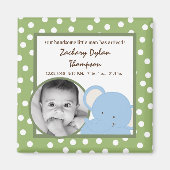 {TBA} 2"x2" Safari Adventure aankondigingsmagneet Magneet (Voorkant)